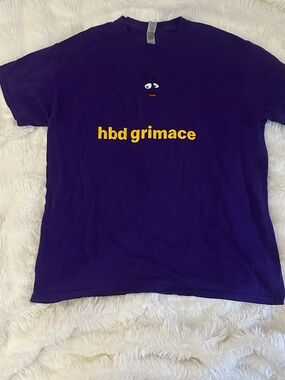 Grimace McDonald’s birthday graphic tee
